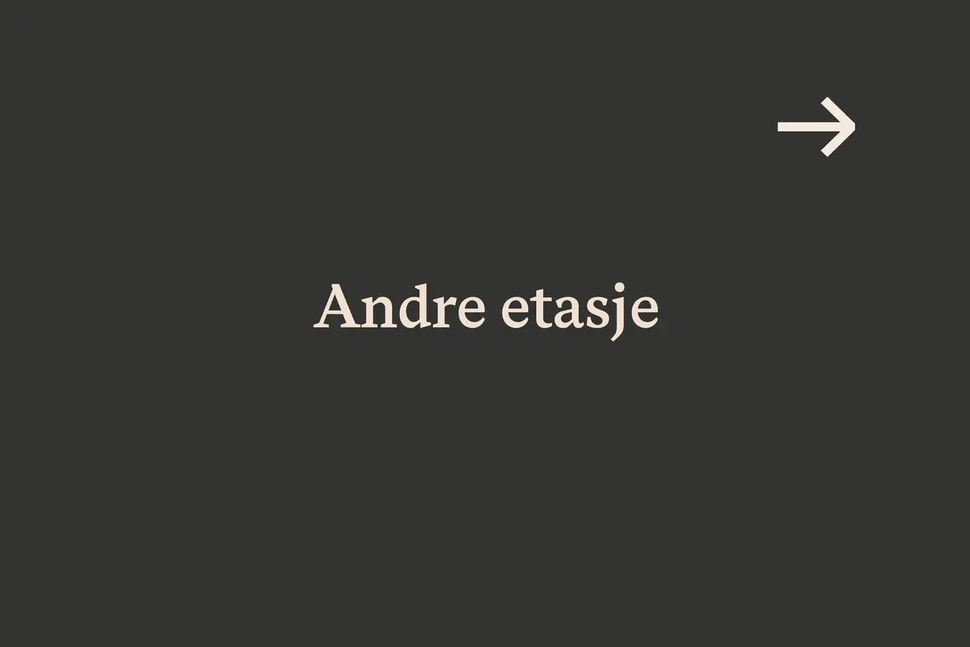 Andre etasje